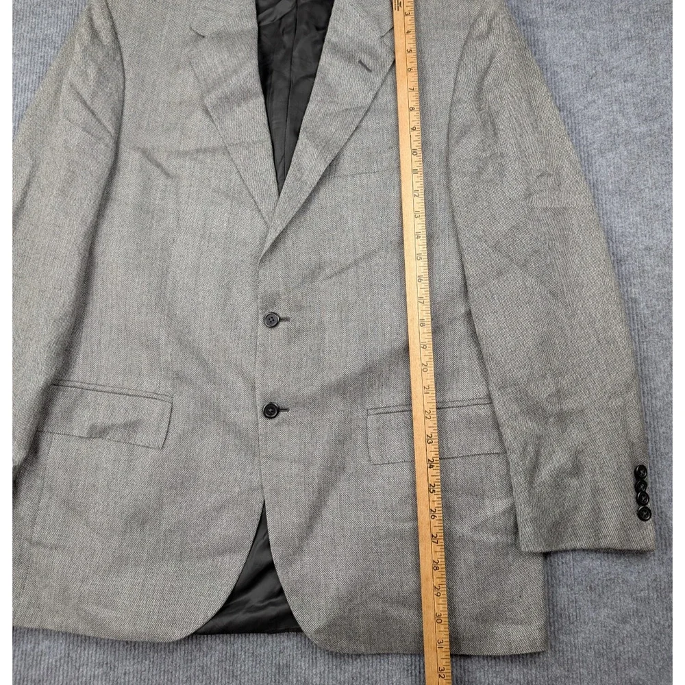 Vintage Polo Ralph Lauren Blazer Mens 44R Silk Wool Italy Preppy Quiet Luxury